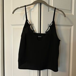 Black tank top